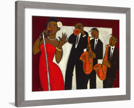 The Divine Miss B and her Sidemen-Marsha Hammel-Framed Giclee Print