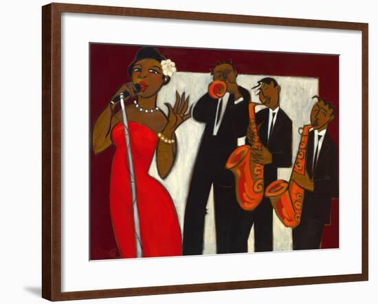 The Divine Miss B and her Sidemen-Marsha Hammel-Framed Giclee Print