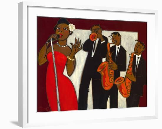 The Divine Miss B and her Sidemen-Marsha Hammel-Framed Giclee Print