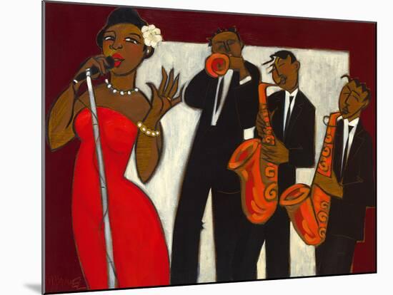 The Divine Miss B and her Sidemen-Marsha Hammel-Mounted Giclee Print