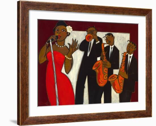 The Divine Miss B and her Sidemen-Marsha Hammel-Framed Giclee Print