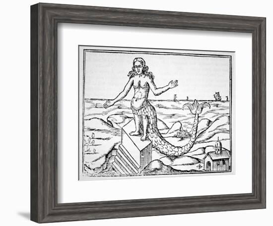 The Divinity Dragon, Copy of an Illustration from 'Oedipus Aegyptiacus' by Athanasius Kirchner,…-null-Framed Giclee Print