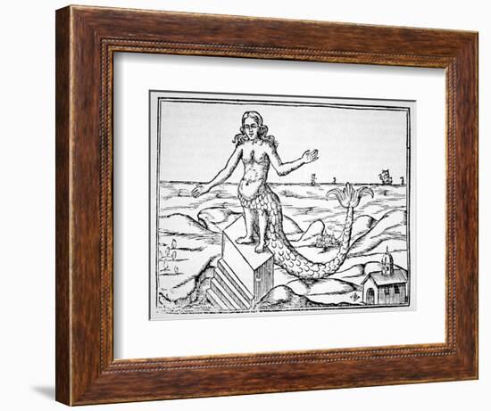 The Divinity Dragon, Copy of an Illustration from 'Oedipus Aegyptiacus' by Athanasius Kirchner,…-null-Framed Giclee Print