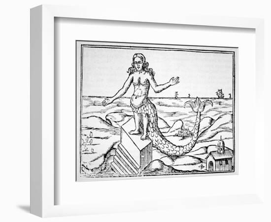 The Divinity Dragon, Copy of an Illustration from 'Oedipus Aegyptiacus' by Athanasius Kirchner,…-null-Framed Giclee Print