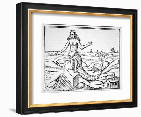 The Divinity Dragon, Copy of an Illustration from 'Oedipus Aegyptiacus' by Athanasius Kirchner,…-null-Framed Giclee Print