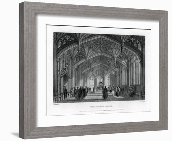 The Divinity School, Oxford, 1837-John Le Keux-Framed Giclee Print
