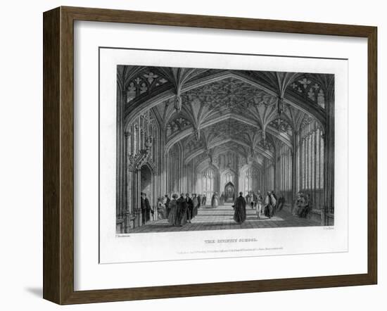 The Divinity School, Oxford, 1837-John Le Keux-Framed Giclee Print