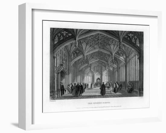 The Divinity School, Oxford, 1837-John Le Keux-Framed Giclee Print