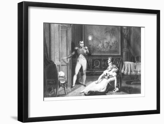 The Divorce of Napoleon I and Josephine Tascher de La Pagerie 30th November 1809-Charles Abraham Chasselat-Framed Giclee Print