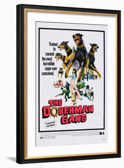 The Doberman Gang, 1972-null-Framed Art Print