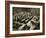 The Dock at the Nuremberg Trials. Front Row from Left: Hermann Goring-null-Framed Giclee Print