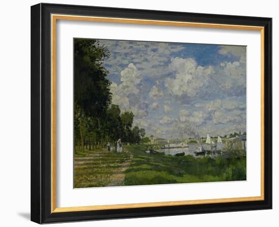 The Docks of Argenteuil (Le Bassin D'Argenteuil), Around 1872-Claude Monet-Framed Giclee Print