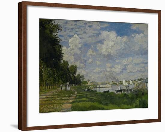 The Docks of Argenteuil (Le Bassin D'Argenteuil), Around 1872-Claude Monet-Framed Giclee Print