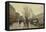 The Docks of Paris; Les Quais a Paris-Eugene Galien-Laloue-Framed Premier Image Canvas