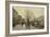 The Docks of Paris; Les Quais a Paris-Eugene Galien-Laloue-Framed Premium Giclee Print