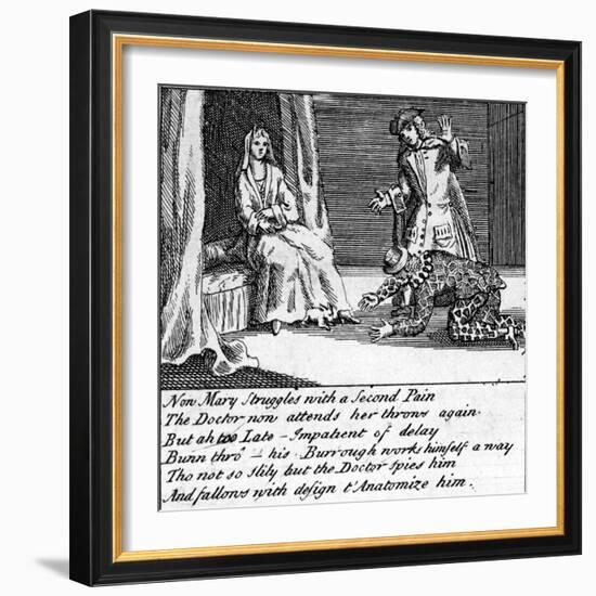 The Doctor in Labour, or the New Whim Wham from Guildford, Circa 1726-Haynes King-Framed Giclee Print