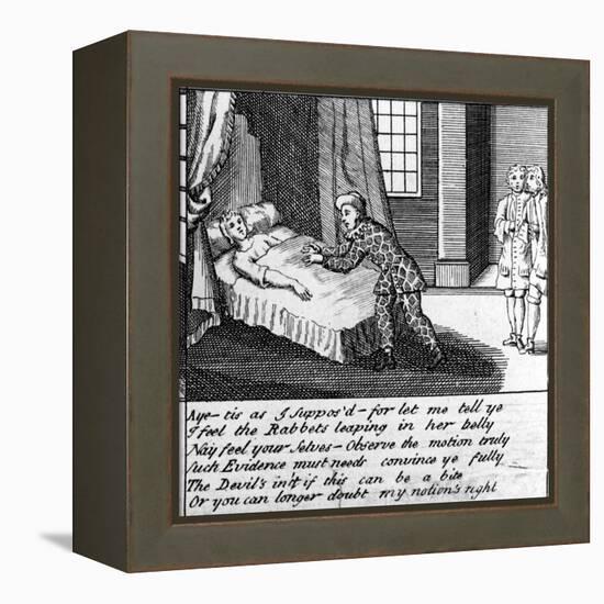 The Doctor in Labour, or the New Whim Wham from Guildford, Circa 1726-Haynes King-Framed Premier Image Canvas