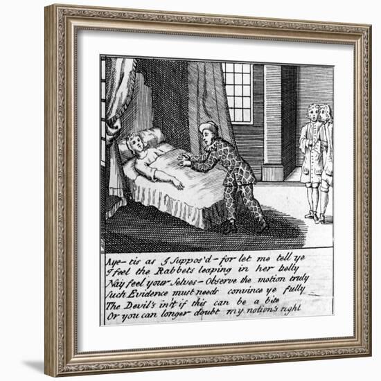 The Doctor in Labour, or the New Whim Wham from Guildford, Circa 1726-Haynes King-Framed Giclee Print