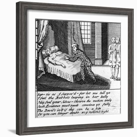 The Doctor in Labour, or the New Whim Wham from Guildford, Circa 1726-Haynes King-Framed Giclee Print