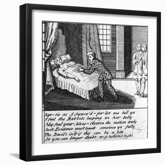 The Doctor in Labour, or the New Whim Wham from Guildford, Circa 1726-Haynes King-Framed Giclee Print