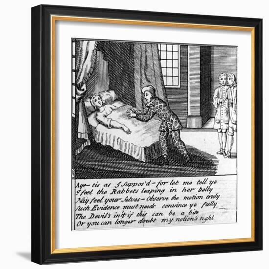 The Doctor in Labour, or the New Whim Wham from Guildford, Circa 1726-Haynes King-Framed Giclee Print