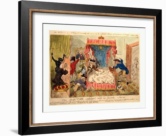 The Doctor Indulged with His Favorite Scene-null-Framed Giclee Print