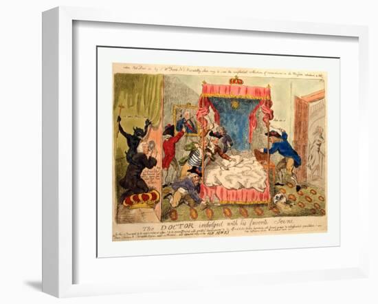 The Doctor Indulged with His Favorite Scene-null-Framed Giclee Print