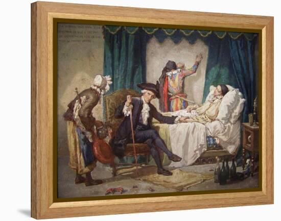 The Doctor's Visit-Gabriel Metsu-Framed Stretched Canvas