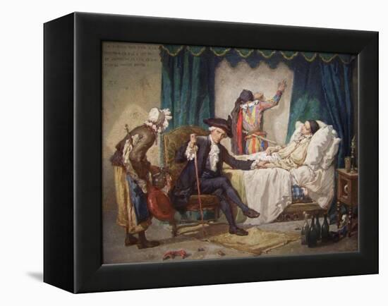The Doctor's Visit-Gabriel Metsu-Framed Stretched Canvas