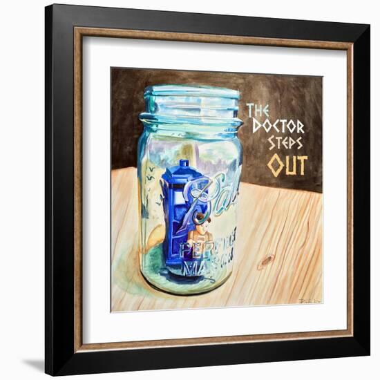 The Doctor Steps Out 2-Jennifer Redstreake Geary-Framed Art Print