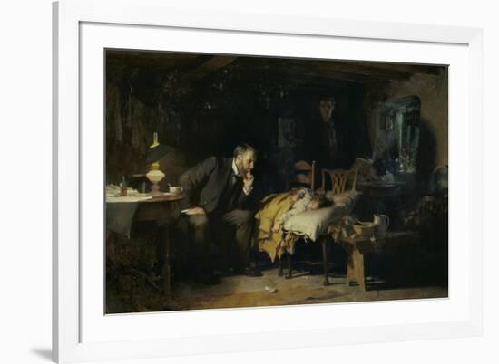 The Doctor-Sir Luke Fildes-Framed Giclee Print