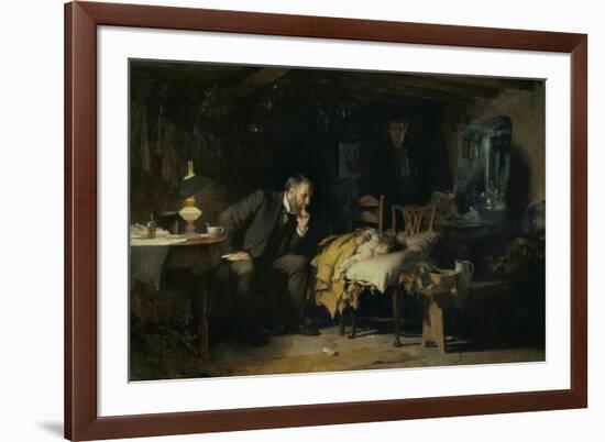 The Doctor-Sir Luke Fildes-Framed Giclee Print