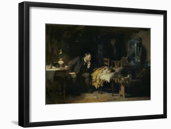 The Doctor-Sir Luke Fildes-Framed Giclee Print