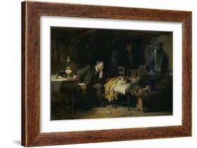 The Doctor-Sir Luke Fildes-Framed Giclee Print