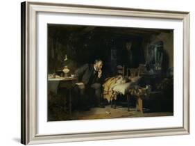 The Doctor-Sir Luke Fildes-Framed Giclee Print