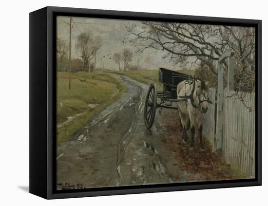 The Doctors Horse, 1888-Fritz Thaulow-Framed Premier Image Canvas