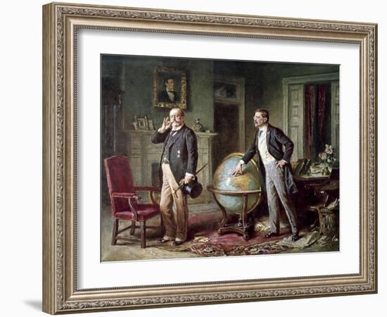 The Doctrine of Monroe-Jean Leon Gerome Ferris-Framed Giclee Print