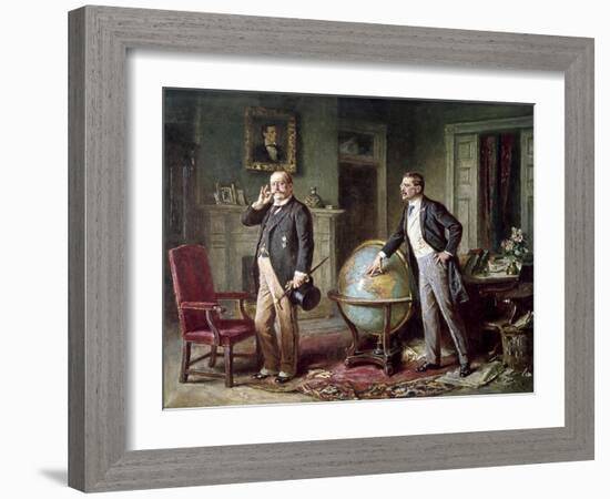 The Doctrine of Monroe-Jean Leon Gerome Ferris-Framed Giclee Print