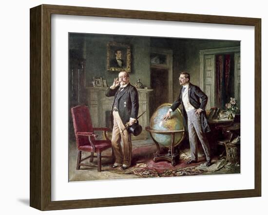 The Doctrine of Monroe-Jean Leon Gerome Ferris-Framed Giclee Print