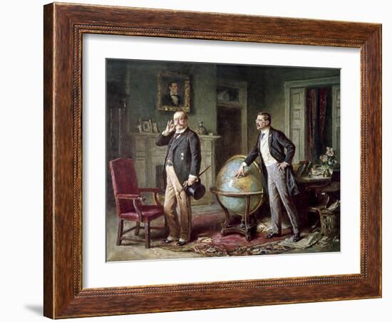 The Doctrine of Monroe-Jean Leon Gerome Ferris-Framed Giclee Print