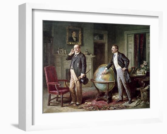 The Doctrine of Monroe-Jean Leon Gerome Ferris-Framed Giclee Print