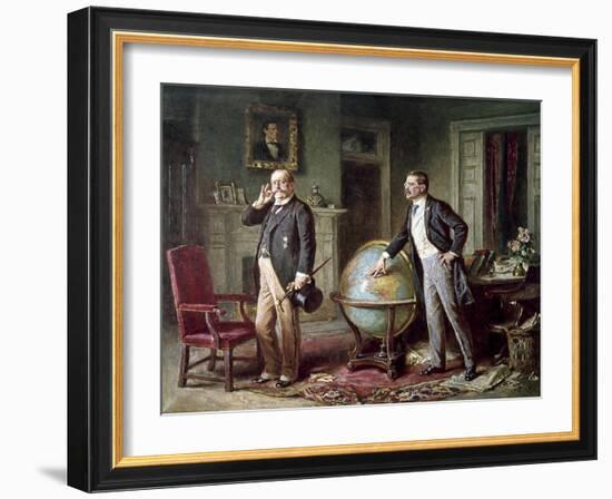 The Doctrine of Monroe-Jean Leon Gerome Ferris-Framed Giclee Print