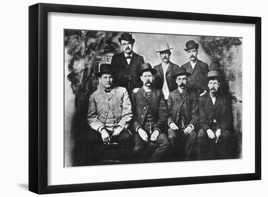 The Dodge City Peace Commission, 1883-null-Framed Giclee Print