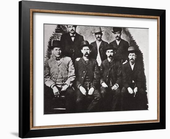 The Dodge City Peace Commission, Kansas, USA, June 1883-Unknown-Framed Photographic Print