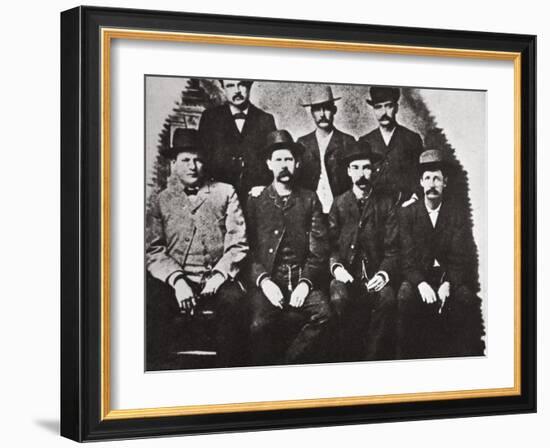 The Dodge City Peace Commission, Kansas, USA, June 1883-Unknown-Framed Photographic Print