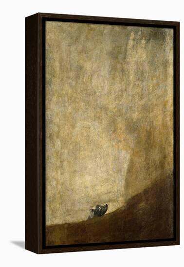 The Dog, 1820-23-Francisco de Goya-Framed Premier Image Canvas