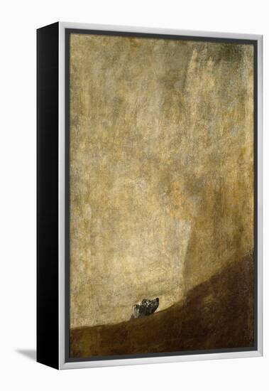 The Dog, 1820-23-Francisco de Goya-Framed Premier Image Canvas