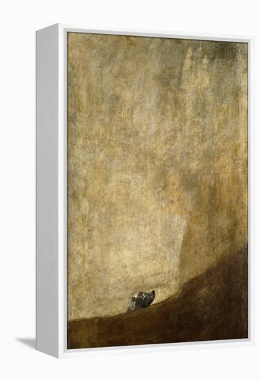 The Dog, 1820-23-Francisco de Goya-Framed Premier Image Canvas