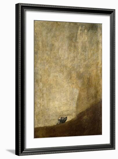 The Dog, 1820-23-Francisco de Goya-Framed Giclee Print