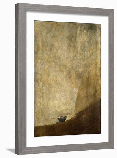 The Dog, 1820-23-Francisco de Goya-Framed Giclee Print